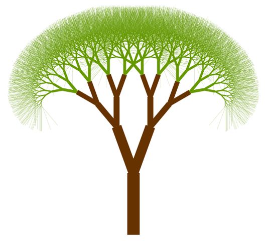 Example drawn tree